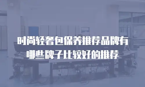 时尚轻奢包保养推荐品牌有哪些牌子比较好的推荐