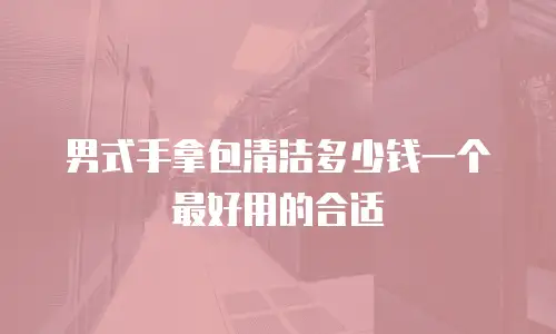 男式手拿包清洁多少钱一个最好用的合适