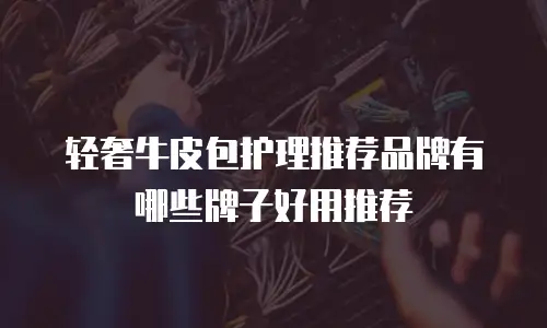 轻奢牛皮包护理推荐品牌有哪些牌子好用推荐