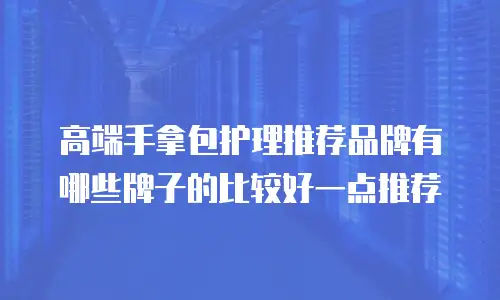 高端手拿包护理推荐品牌有哪些牌子的比较好一点推荐