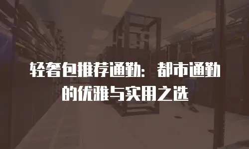 轻奢包推荐通勤：都市通勤的优雅与实用之选