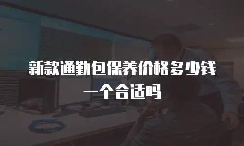 新款通勤包保养价格多少钱一个合适吗