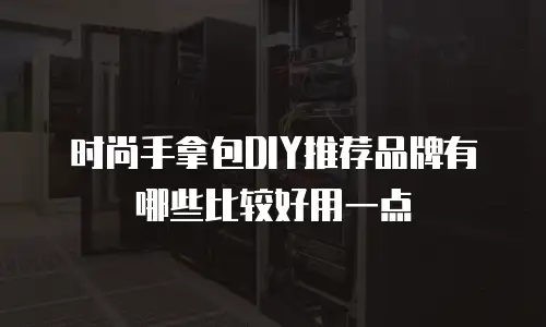 时尚手拿包DIY推荐品牌有哪些比较好用一点