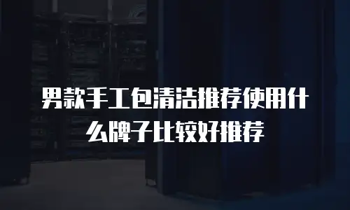 男款手工包清洁推荐使用什么牌子比较好推荐
