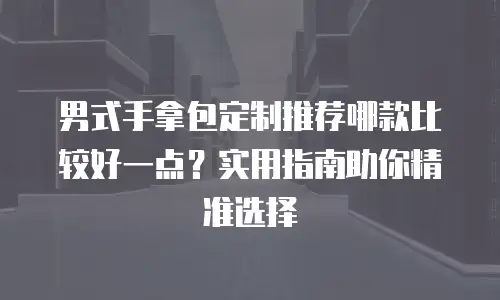 男式手拿包定制推荐哪款比较好一点？实用指南助你精准选择