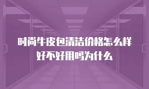 时尚牛皮包清洁价格怎么样好不好用吗为什么