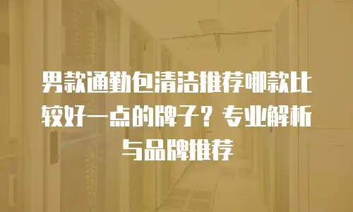 男款通勤包清洁推荐哪款比较好一点的牌子？专业解析与品牌推荐