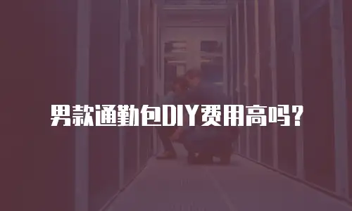 男款通勤包DIY费用高吗？