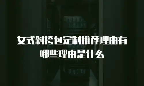 女式斜挎包定制推荐理由有哪些理由是什么