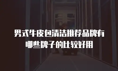 男式牛皮包清洁推荐品牌有哪些牌子的比较好用