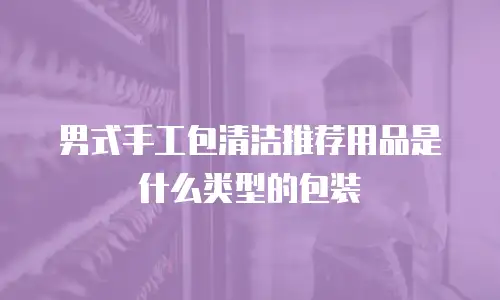 男式手工包清洁推荐用品是什么类型的包装