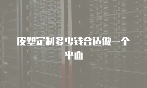 皮塑定制多少钱合适做一个平面