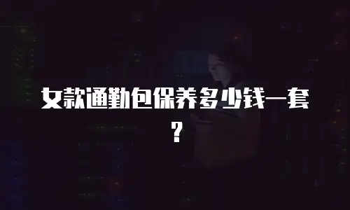 女款通勤包保养多少钱一套？