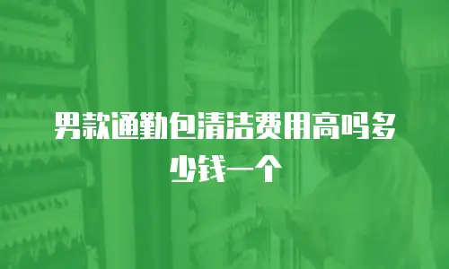 男款通勤包清洁费用高吗多少钱一个