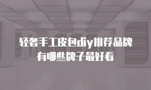 轻奢手工皮包diy推荐品牌有哪些牌子最好看
