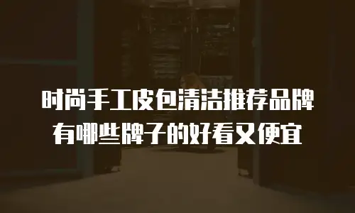 时尚手工皮包清洁推荐品牌有哪些牌子的好看又便宜