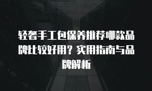 轻奢手工包保养推荐哪款品牌比较好用？实用指南与品牌解析
