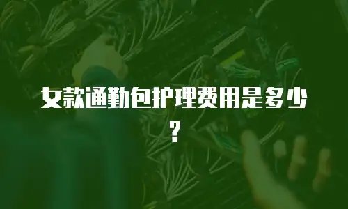  女款通勤包护理费用是多少?