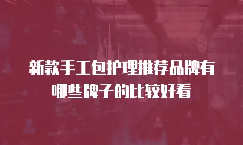新款手工包护理推荐品牌有哪些牌子的比较好看
