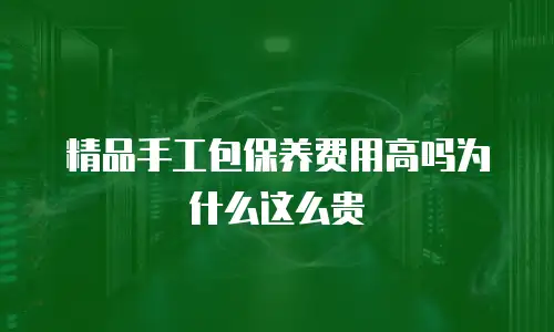 精品手工包保养费用高吗为什么这么贵