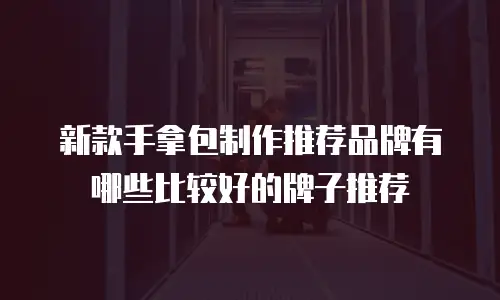新款手拿包制作推荐品牌有哪些比较好的牌子推荐
