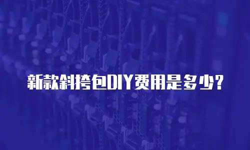 新款斜挎包DIY费用是多少？