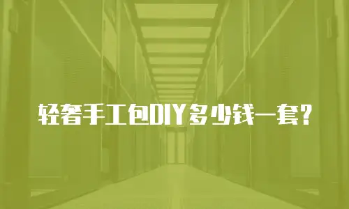 轻奢手工包DIY多少钱一套？