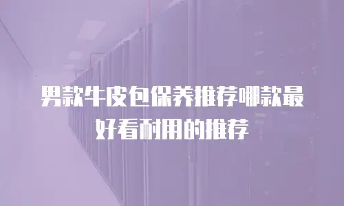 男款牛皮包保养推荐哪款最好看耐用的推荐