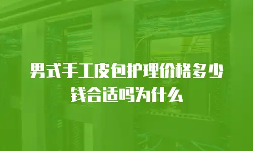 男式手工皮包护理价格多少钱合适吗为什么