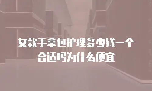 女款手拿包护理多少钱一个合适吗为什么便宜