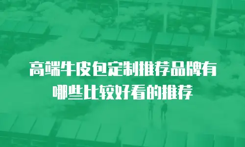 高端牛皮包定制推荐品牌有哪些比较好看的推荐