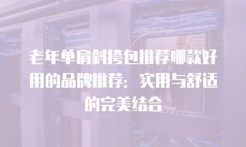 老年单肩斜挎包推荐哪款好用的品牌推荐：实用与舒适的完美结合