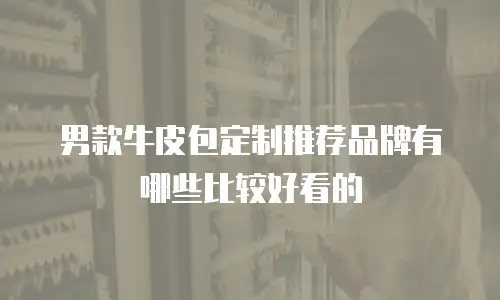 男款牛皮包定制推荐品牌有哪些比较好看的
