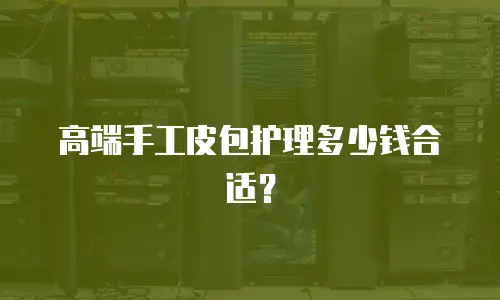高端手工皮包护理多少钱合适？