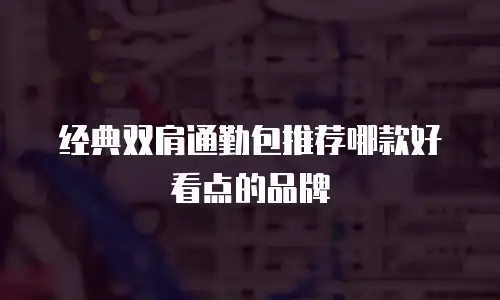 经典双肩通勤包推荐哪款好看点的品牌