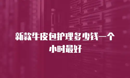 新款牛皮包护理多少钱一个小时最好