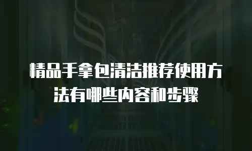 精品手拿包清洁推荐使用方法有哪些内容和步骤