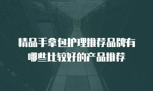 精品手拿包护理推荐品牌有哪些比较好的产品推荐