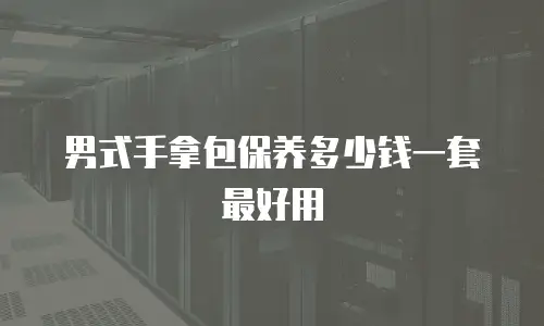 男式手拿包保养多少钱一套最好用