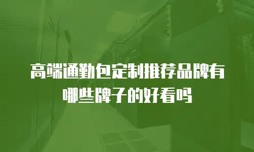 高端通勤包定制推荐品牌有哪些牌子的好看吗