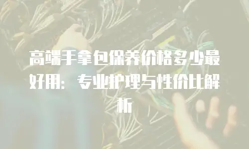 高端手拿包保养价格多少最好用：专业护理与性价比解析