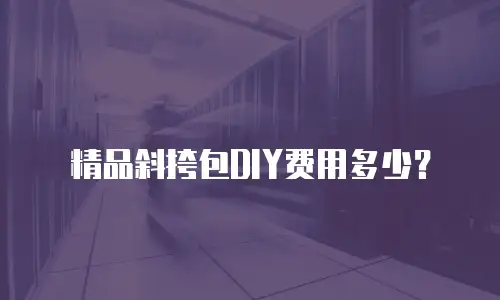 精品斜挎包DIY费用多少？