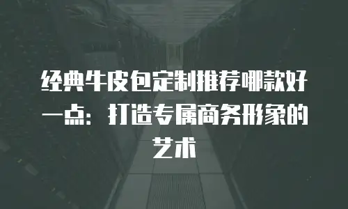 经典牛皮包定制推荐哪款好一点：打造专属商务形象的艺术