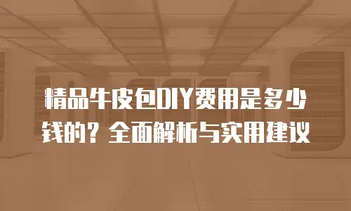 精品牛皮包DIY费用是多少钱的？全面解析与实用建议