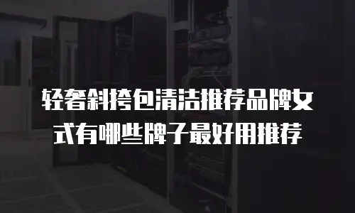 轻奢斜挎包清洁推荐品牌女式有哪些牌子最好用推荐