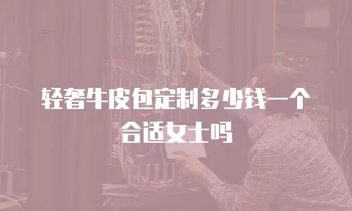 轻奢牛皮包定制多少钱一个合适女士吗