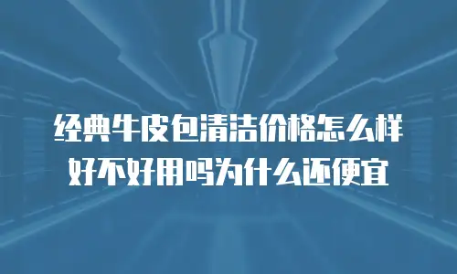 经典牛皮包清洁价格怎么样好不好用吗为什么还便宜