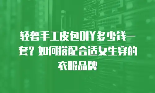 轻奢手工皮包DIY多少钱一套？如何搭配合适女生穿的衣服品牌