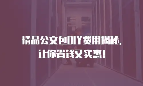 精品公文包DIY费用揭秘，让你省钱又实惠！