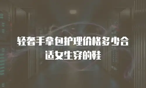 轻奢手拿包护理价格多少合适女生穿的鞋